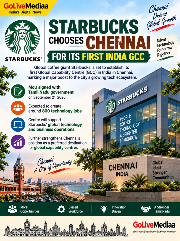 STARBUCKS EXPANDS INTO CHENNAI