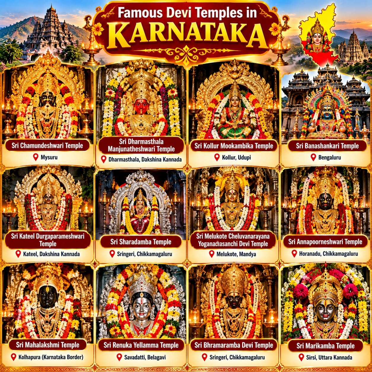 Famous Devi Temple Karnataka