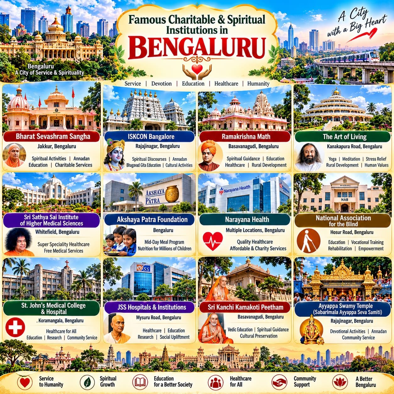 Bengaluru Famous Charitable Institution